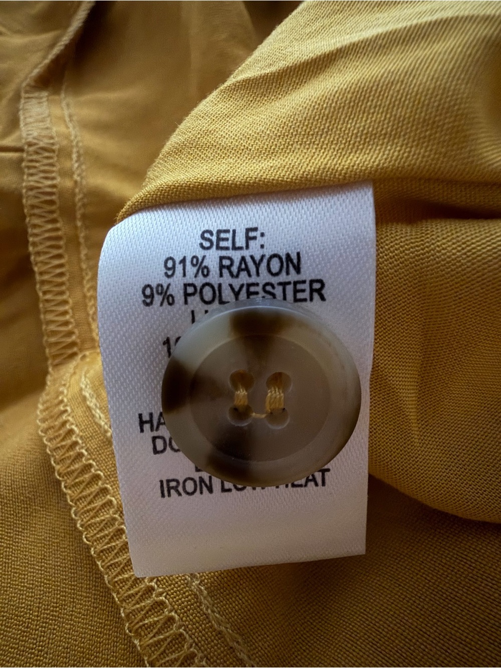 Lulu’s Sleeveless Button-Front Midi Dress - NEW - mustard yellow - Picture 4 of 4